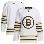 Camiseta Hockey Boston Bruins Segunda Primegreen Autentico Blanco