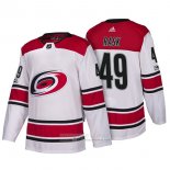 Camiseta Hockey Carolina Hurricanes 49 Victor Rask New Season Team Road 2018 Blanco