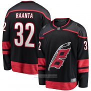 Camiseta Hockey Carolina Hurricanes Antti Raanta Primera Breakaway Negro