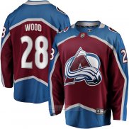 Camiseta Hockey Colorado Avalanche Miles Wood Primera Breakaway Maroon