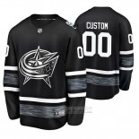 Camiseta Hockey Columbus Blue Jackets Personalizada 2019 All Star Negro