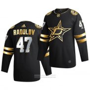 Camiseta Hockey Dallas Stars Alexander Radulov Golden Edition Limited Autentico 2020-21 Negro