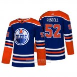 Camiseta Hockey Edmonton Oilers Patrick Russell Alterno Autentico Azul