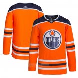 Camiseta Hockey Edmonton Oilers Primera Autentico Naranja