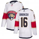 Camiseta Hockey Florida Panthers Barkov Green Road Autentico Blanco