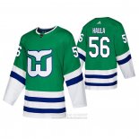 Camiseta Hockey Hartford Whalers Erik Haula Autentico Heritage Verde