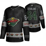 Camiseta Hockey Minnesota Wild Mikael Granlund Team Logo Fashion