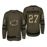 Camiseta Hockey Montreal Canadiens 27 Alex Galchenyuk Camuflaje Salute To Service