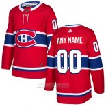 Camiseta Hockey Montreal Canadiens Primera Personalizada Rojo