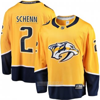 Camiseta Hockey Nashville Predators Luke Schenn Primera Breakaway Oro