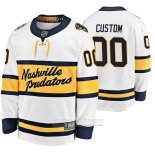 Camiseta Hockey Nashville Predators Personalizada Breakaway Jugador 2020 Winter Classic Blanco