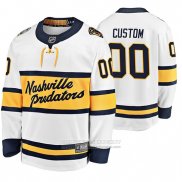 Camiseta Hockey Nashville Predators Personalizada Breakaway Jugador 2020 Winter Classic Blanco