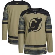 Camiseta Hockey New Jersey Devils Military Appreciation Team Autentico Practice Camuflaje