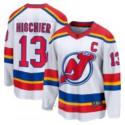 Camiseta Hockey New Jersey Devils Nico Hischier Special Edition Breakaway Blanco