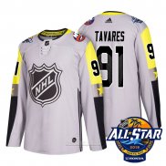 Camiseta Hockey New York Islanders 91 John Tavares Gris 2018 All Star Autentico