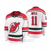 Camiseta Hockey Nino New Jersey Devils Brian Boyle Alterno Breakaway Blanco