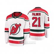 Camiseta Hockey Nino New Jersey Devils Kyle Palmieri Alterno Breakaway Blanco