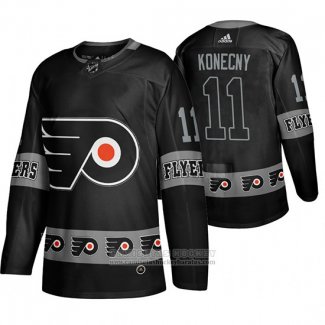 Camiseta Hockey Philadelphia Flyers Travis Konecny Team Logo Fashion