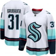 Camiseta Hockey Seattle Kraken Philipp Grubauer Segunda Premier Breakaway Blanco