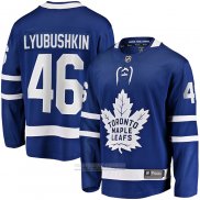 Camiseta Hockey Toronto Maple Leafs Ilya Lyubushkin Primera Premier Breakaway Azul