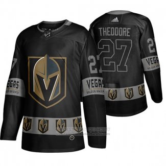 Camiseta Hockey Vegas Golden Knights Shea Theodore Team Logo Fashion