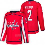 Camiseta Hockey Washington Capitals Matt Niskanen 2018 Autentico Primera Rojo