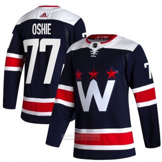 Camiseta Hockey Washington Capitals Tj Oshie Alterno Autentico 2020-21 Azul