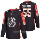 Camiseta Hockey Winnipeg Jets Mark Scheifele 2018 All Star Negro2