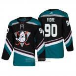 Camiseta Hockey Anaheim Ducks Giovanni Fiore Alterno 25 Aniversario Autentico Negro