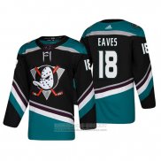 Camiseta Hockey Anaheim Ducks Patrick Eaves Alterno 25 Aniversario Autentico Negro