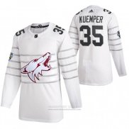 Camiseta Hockey Arizona Coyotes Kuemper Autentico 2020 All Star Blanco