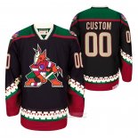 Camiseta Hockey Arizona Coyotes Phoenix Heritage Vintage Personalizada Negro