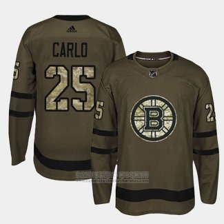 Camiseta Hockey Boston Bruins Brandon Carlo Camuflaje Salute To Service