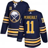 Camiseta Hockey Buffalo Sabres 11 Gilbert Perreault Primera Autentico Azul