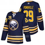 Camiseta Hockey Buffalo Sabres 29 Jason Pominville Primera Autentico 2018 Azul