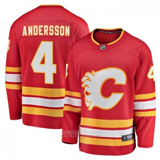 Camiseta Hockey Calgary Flames Rasmus Andersson Primera Breakaway Rojo