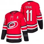 Camiseta Hockey Carolina Hurricanes 11 Jordan Staal Primera Autentico 2018 Rojo