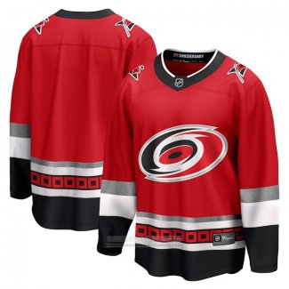 Camiseta Hockey Carolina Hurricanes 25th Anniversary Premier Breakaway Rojo