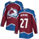 Camiseta Hockey Colorado Avalanche 27 Wensink Primera Autentico Rojo