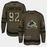 Camiseta Hockey Colorado Avalanche Gabriel Landeskog Camuflaje Salute To Service