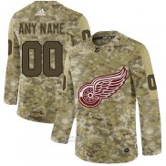 Camiseta Hockey Detroit Red Wings 2019 Personalizada Camuflaje