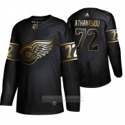 Camiseta Hockey Detroit Red Wings Andreas Athanasiou Golden Edition Negro