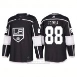 Camiseta Hockey Los Angeles Kings 88 Jarome Iginla Primera 2018 Negro