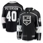 Camiseta Hockey Los Angeles Kings Cal Petersen Primera Breakaway Negro