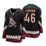 Camiseta Hockey Mujer Arizona Coyotes Ilya Lyubushkin Heritage Alterno Breakaway Negro