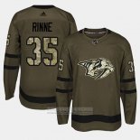 Camiseta Hockey Nashville Predators Pekka Rinne Camuflaje Salute To Service