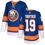 Camiseta Hockey New York Islanders Bryan Trottier Primera Autentico Azul