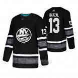 Camiseta Hockey New York Islanders Mathew Barzal 2019 All Star Negro2