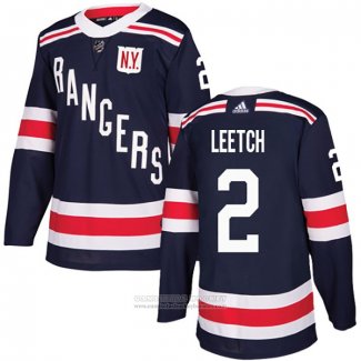 Camiseta Hockey New York Rangers 2 Brian Leetch 2018 Winter Classic Azul