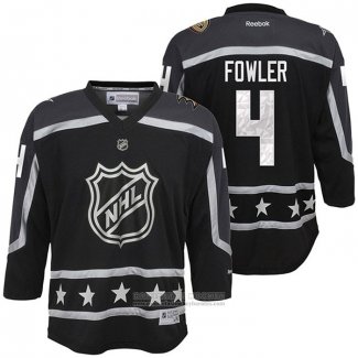 Camiseta Hockey Nino Anaheim Ducks Cam Fowler 4 2017 All Star Negro